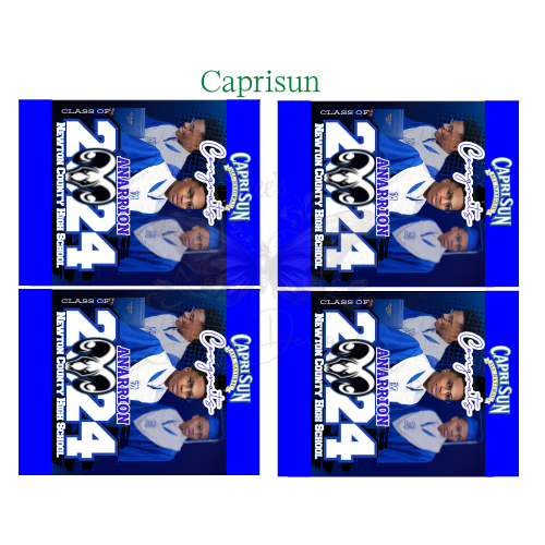 Grad Blue Party Favor - Caprisun