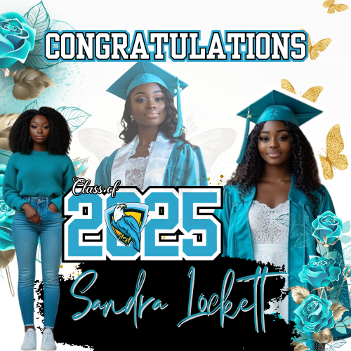 Editable Blue Graduation Banner