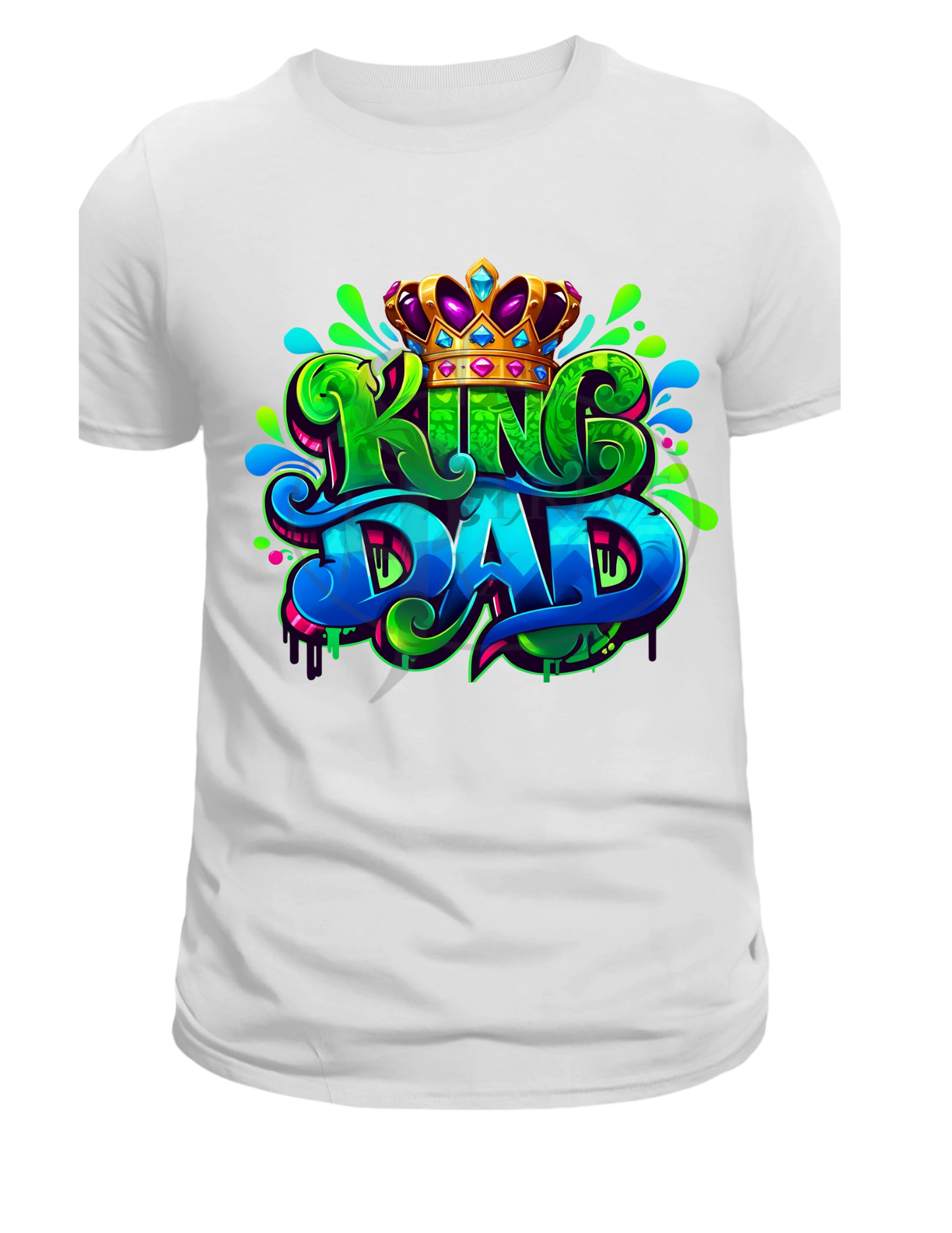 Father's Day Tshirt - King Dad with Crown