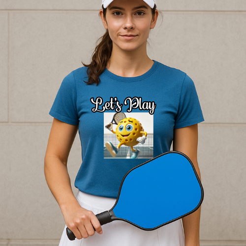 Pickleball Tshirt-Let's Play Pickleball