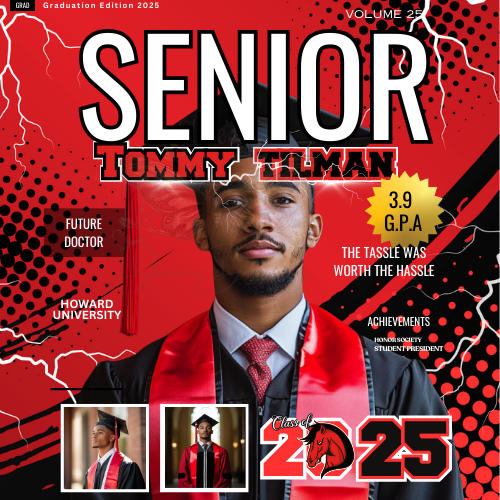 Grad-Red Magazine Cover