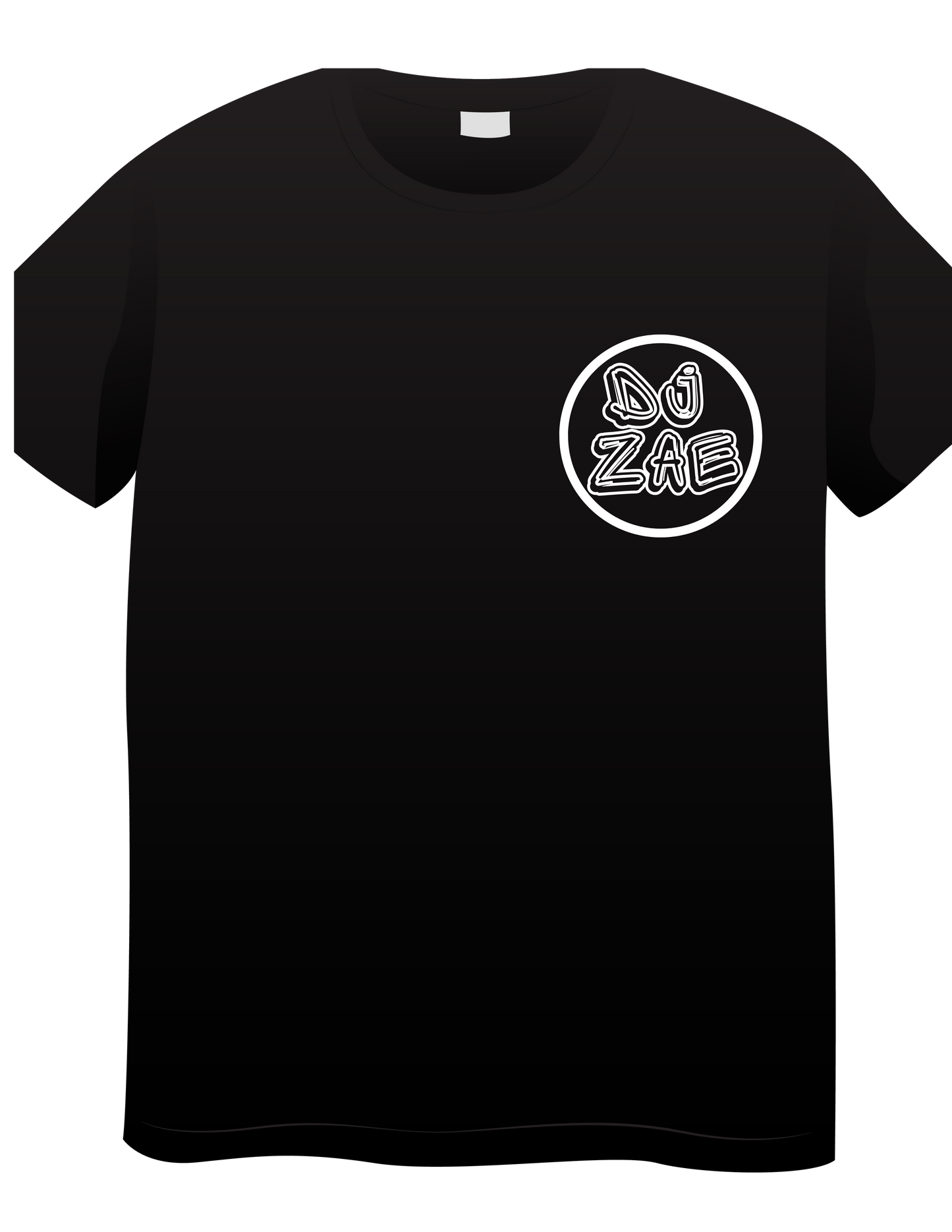 DJ Zae Black Tshirt
