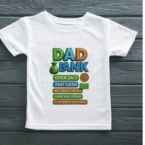 Father's Day T-shirt - Dad Bank