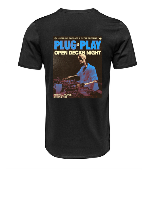 DJ Zae Black Tshirt
