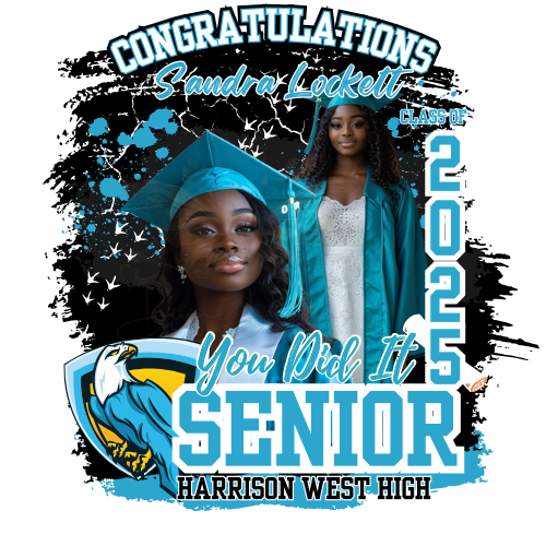 Editable Blue Graduation Tshirt