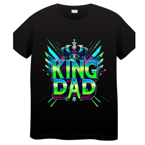 Father's Day King Dad T-shirt