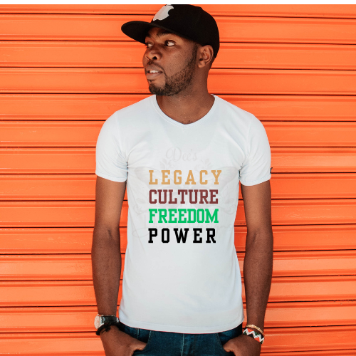 Juneteenth Tshirt - Legacy, Culture, Freedom, Power