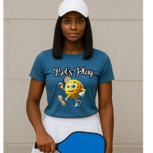 Pickleball Tshirt-Let's Play Pickleball