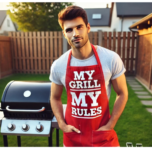 Father's Day Apron - My Grill My Rules