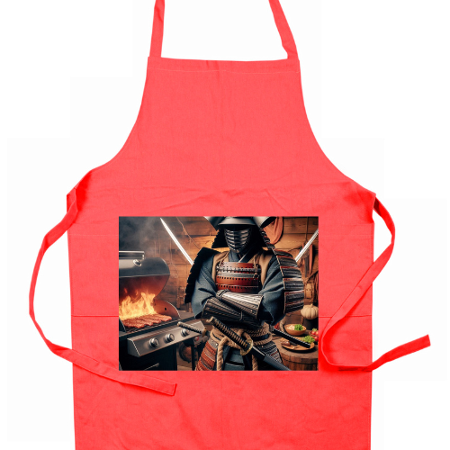 Father's Day Apron with a Ninja on the Grill