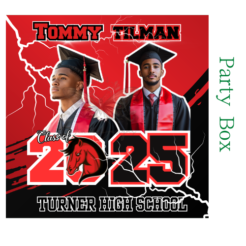 Red Graduation Party Box