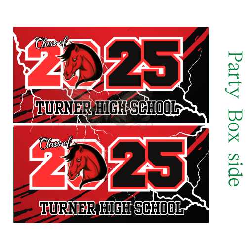 Red Graduation Party Box